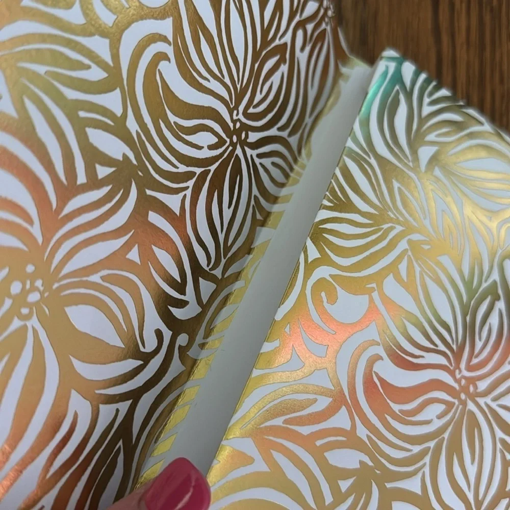 Lilly Pulitzer Swirling Floral Journal with lined sheets and pocket NWT